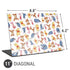Disney Winnie the Pooh Character Pattern Universal Laptop 11in (8.8 x 6.2in) Skin